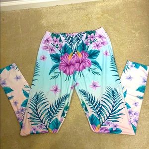 Legging Army Tropical Print Leggings